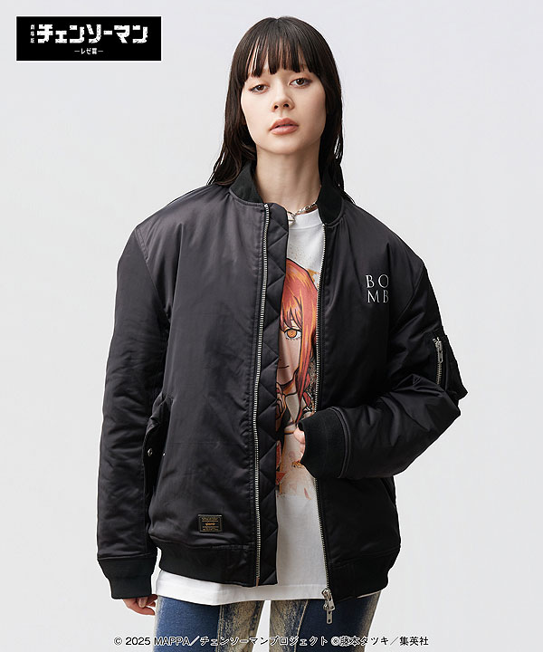 glamb×劇場版『チェンソーマン レゼ篇』glamb グラム Bomb Bomber Jacket atfjkt_4