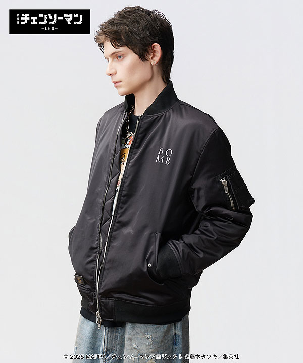 glamb×劇場版『チェンソーマン レゼ篇』glamb グラム Bomb Bomber Jacket atfjkt_6