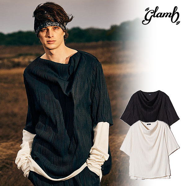 2025 春 先行予約 2月下旬〜3月上旬入荷予定 glamb グラム STUNN Willow Crepe Cutsew カットソー atftpsの通販は