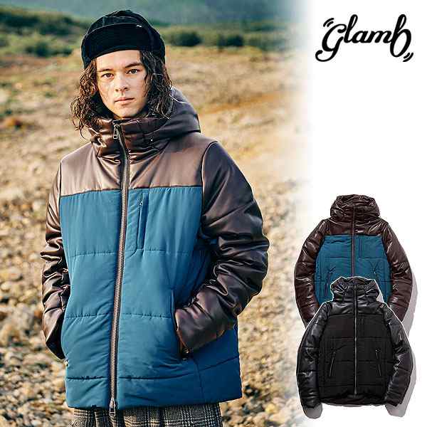 2024 冬 先行予約 11月下旬〜12月上旬入荷予定 glamb グラム Combination Padded Jacket ジャケット atfjkt