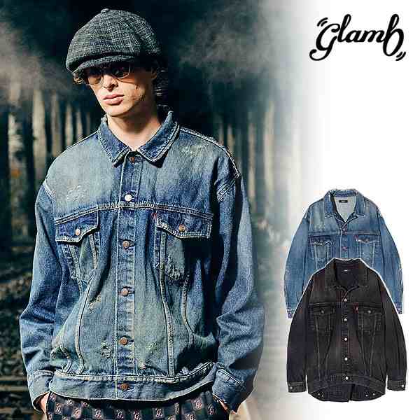 2024 冬 先行予約 1月下旬〜2月上旬入荷予定 glamb グラム Balloon Denim Jacket ジャケット atfjkt