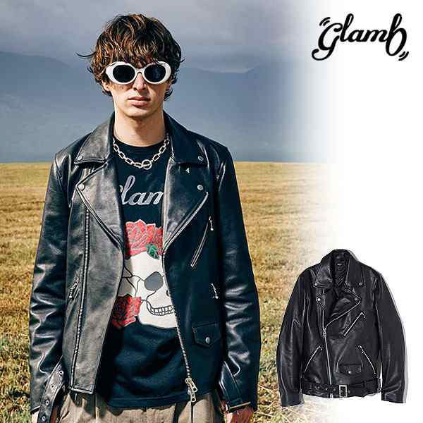 2024 冬 先行予約 12月上旬〜中旬入荷予定 glamb グラム Calf Leather Riders Jacket ジャケット atfjkt