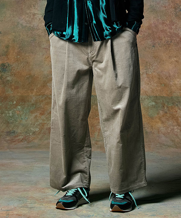 20％OFF SALE セール glamb グラム Tuck Corduroy Pants パンツ atfpts_1
