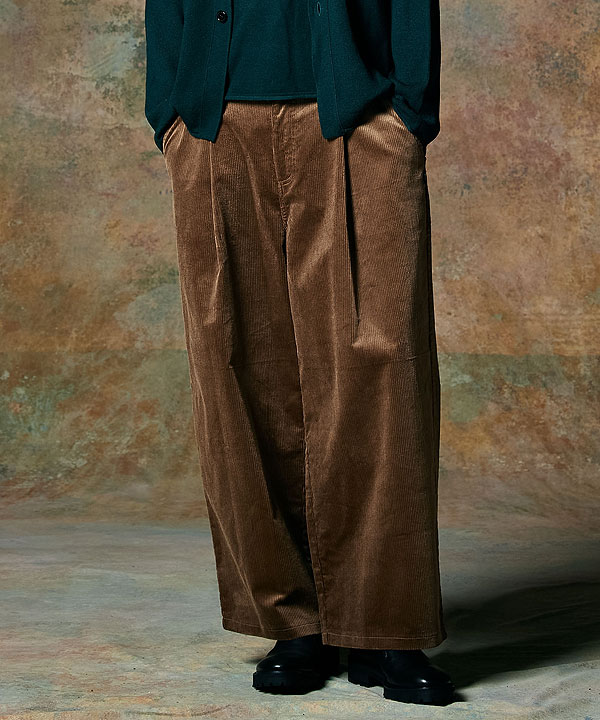 20％OFF SALE セール glamb グラム Tuck Corduroy Pants パンツ atfpts_2