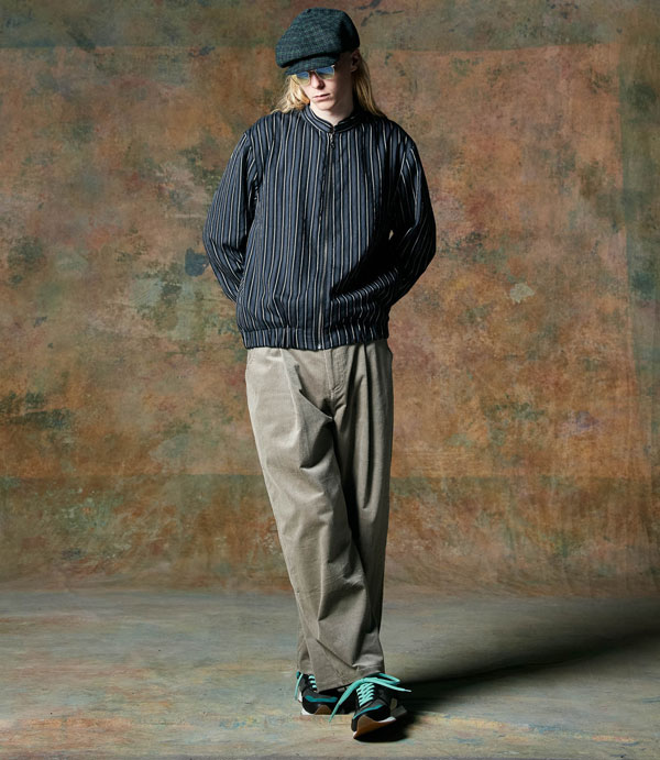 30％OFF SALE セール glamb グラム Stripe Blouson Shirt シャツ atftps