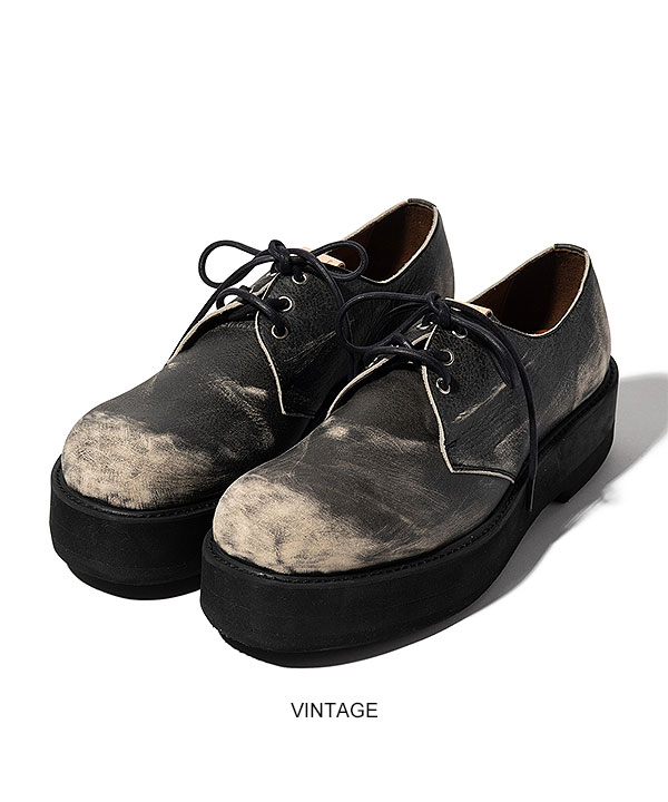 2026 春 先行予約 3月下旬〜4月上旬入荷予定 glamb グラム Aged Three Hole Shoes シューズ 送料無料 キャンセル不可 atfacc_2