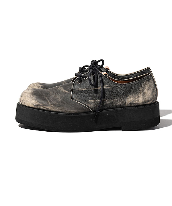2026 春 先行予約 3月下旬〜4月上旬入荷予定 glamb グラム Aged Three Hole Shoes シューズ 送料無料 キャンセル不可 atfacc_3