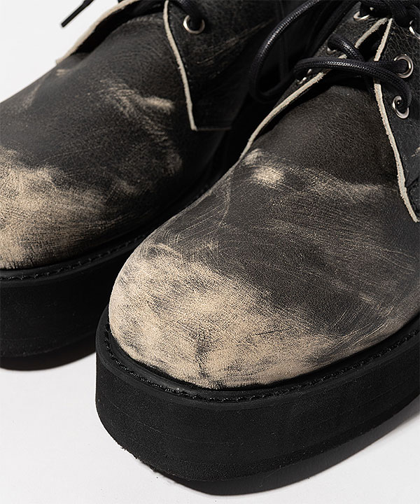 2026 春 先行予約 3月下旬〜4月上旬入荷予定 glamb グラム Aged Three Hole Shoes シューズ 送料無料 キャンセル不可 atfacc_7