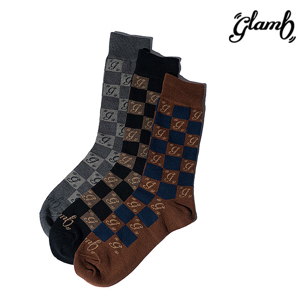 2026 春 先行予約 3月下旬〜4月上旬入荷予定 glamb グラム Signature Pattern Socks Set 靴下 ソックス 送料無料 キャンセル不可 atfacc