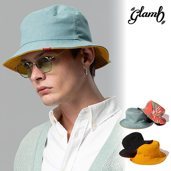 2026 春 先行予約 3月下旬〜4月上旬入荷予定 glamb グラム Reversible Bucket Hat ハット 送料無料 キャンセル不可 atfcap