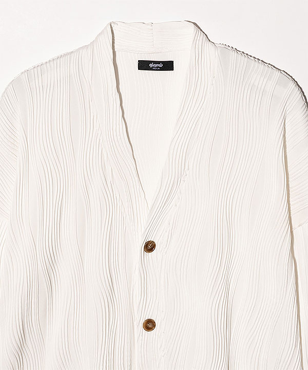 2026 春 先行予約 2月下旬〜3月上旬入荷予定 glamb グラム Willow Crepe Cardigan カーディガン 送料無料 キャンセル不可 atftps_10