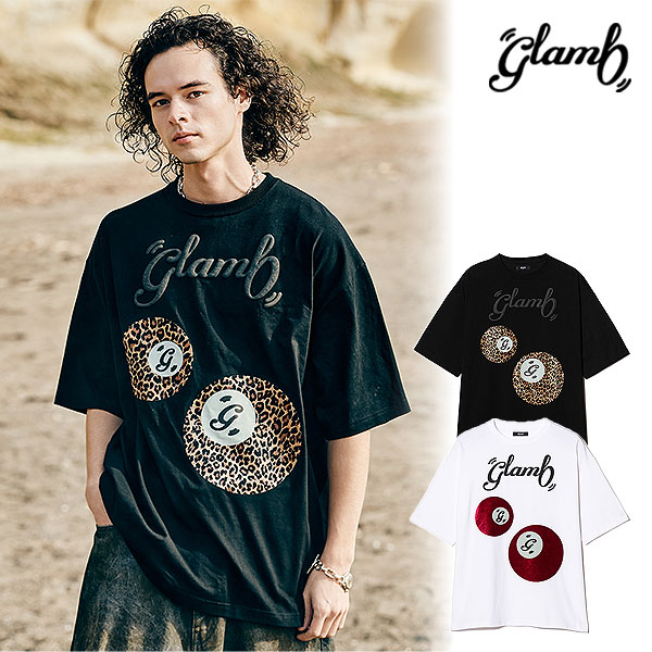 2026 春 先行予約 2月上旬〜中旬入荷予定 glamb グラム Eight Ball T-Shirt Tシャツ エイトボールTシャツ 送料無料 キャンセル不可 atftps