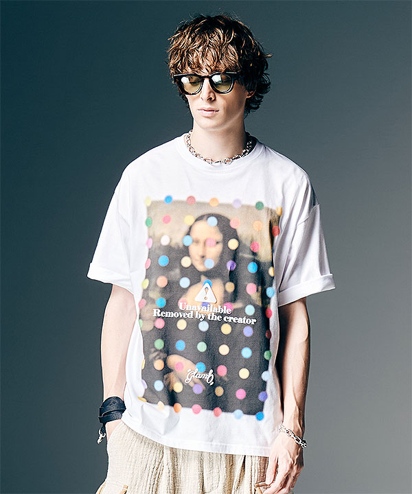 2026 春 先行予約 2月上旬〜中旬入荷予定 glamb グラム Unavailable Art T-Shirt Tシャツ 送料無料 キャンセル不可 atftps_2