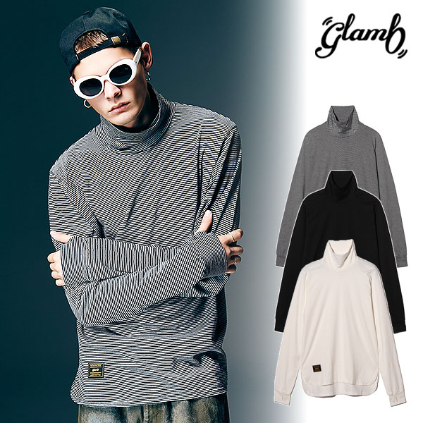 2026 春 先行予約 2月下旬〜3月上旬入荷予定 glamb グラム Deformed Turtleneck Cutsew Tシャツ 送料無料 キャンセル不可 atftps
