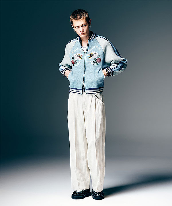 2026 春 先行予約 3月上旬〜中旬入荷予定 glamb グラム White Tiger Knit