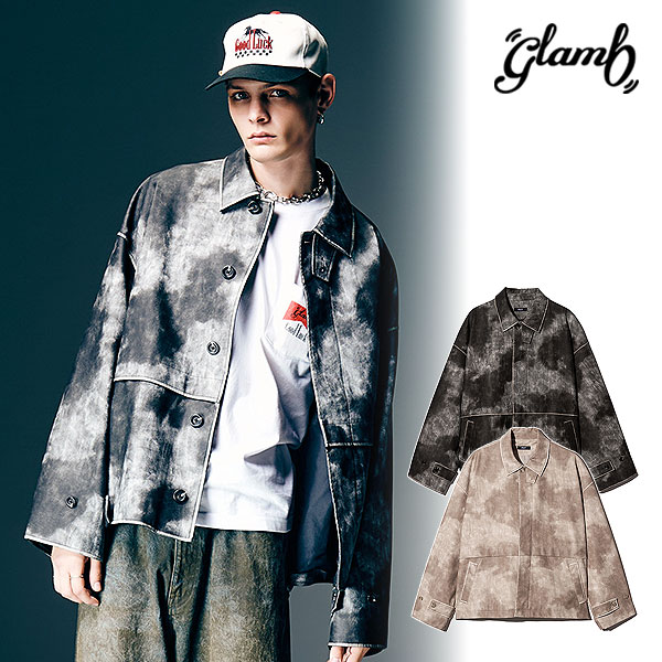 2026 春 先行予約 2月下旬〜3月上旬入荷予定 glamb グラム Oversize Synth Leather Blouson ジャケット 送料無料 キャンセル不可 atfjkt