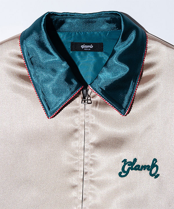 2026 春 先行予約 2月上旬〜中旬入荷予定 glamb グラム Short Satin Jacket