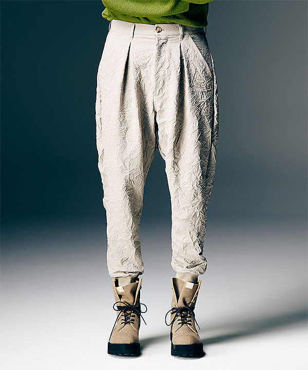 2026 春 先行予約 3月上旬〜中旬入荷予定 glamb グラム Crinkle Sarrouel Pants パンツ 送料無料 キャンセル不可 atfpts_2