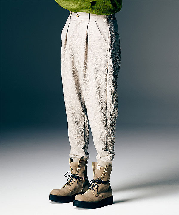 2026 春 先行予約 3月上旬〜中旬入荷予定 glamb グラム Crinkle Sarrouel Pants パンツ 送料無料 キャンセル不可 atfpts_7