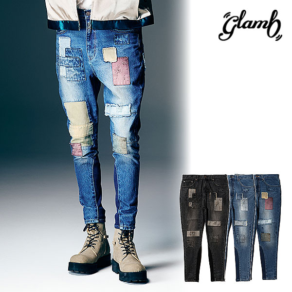 2026 春 先行予約 3月下旬〜4月上旬入荷予定 glamb グラム Unplugged Poly Denim パンツ 送料無料 キャンセル不可 atfpts