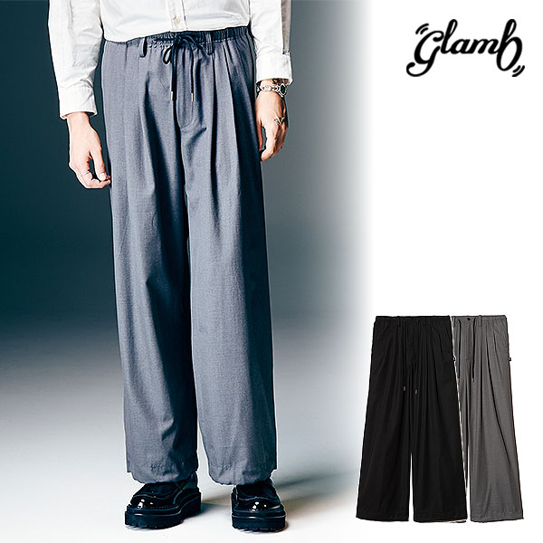 2026 春 先行予約 2月下旬〜3月上旬入荷予定 glamb グラム Adjustable Balloon Slacks パンツ 送料無料 キャンセル不可 atfpts
