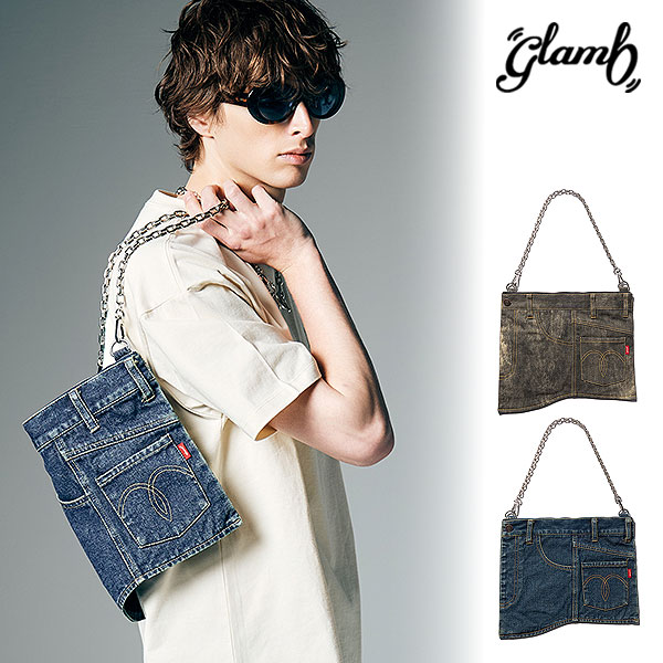 glamb グラム Aged Denim Bag バッグ エイジドデニムバッグ atfacc
