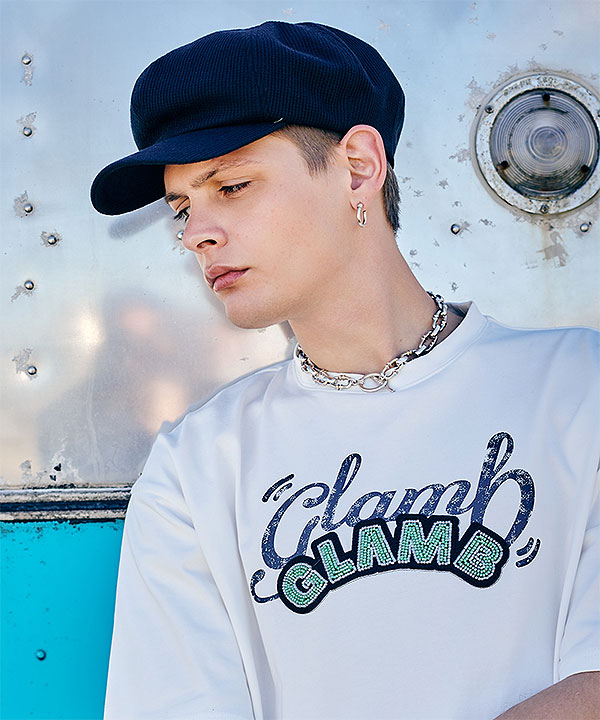 2026 夏 先行予約 6月中旬〜下旬入荷予定 glamb グラム Deformed Casquette キャスケット 送料無料 キャンセル不可 atfcap_9