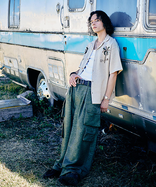 2026 夏 先行予約 6月中旬〜下旬入荷予定 glamb グラム Resort Beads Shirt シャツ リゾートビーズシャツ キャンセル不可 atftps_10