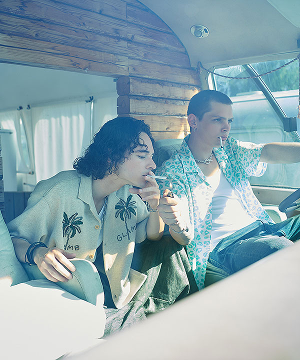 2026 夏 先行予約 6月中旬〜下旬入荷予定 glamb グラム Resort Beads Shirt シャツ リゾートビーズシャツ キャンセル不可 atftps_11
