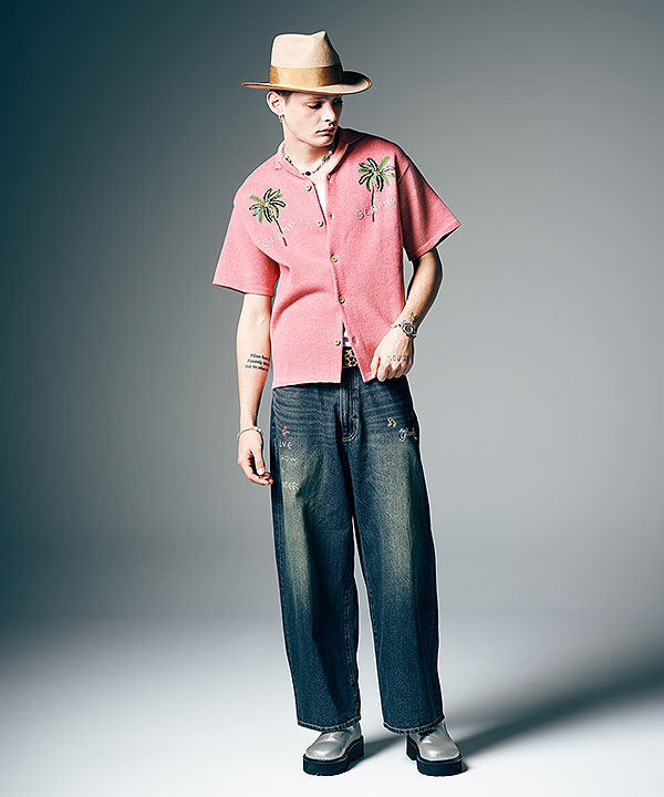 2026 夏 先行予約 6月中旬〜下旬入荷予定 glamb グラム Resort Beads Shirt シャツ リゾートビーズシャツ キャンセル不可 atftps_4