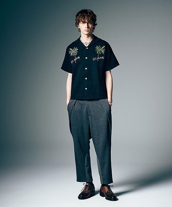 2026 夏 先行予約 6月中旬〜下旬入荷予定 glamb グラム Resort Beads Shirt シャツ リゾートビーズシャツ キャンセル不可 atftps_5