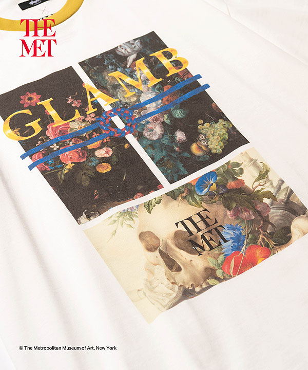 glamb×THE MET glamb グラム THE MET Trim CS メンズ Tシャツ コラボ