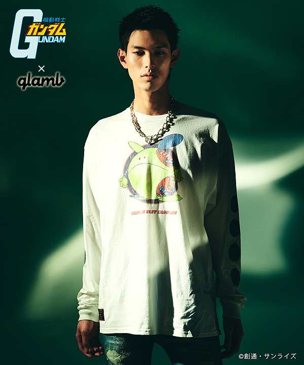 glamb×STRICT-G 『機動戦士ガンダム』glamb グラム Haro Cutsew メンズ Tシャツ コラボ atftps