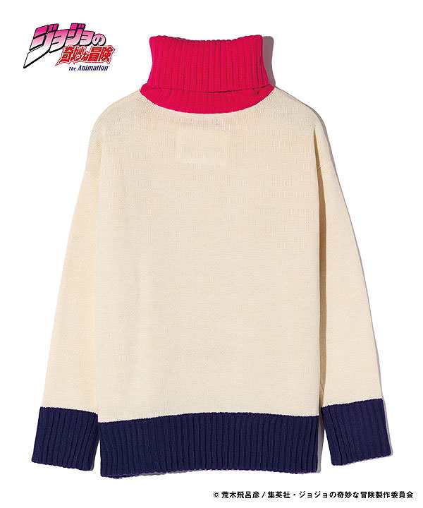 glamb×ジョジョの奇妙な冒険 glamb グラム Lisa Lisa Turtle Knit メンズ ニット コラボ 送料無料 atftps