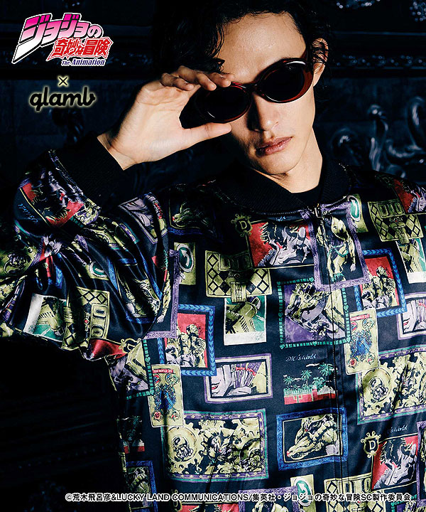 glamb×ジョジョの奇妙な冒険 3部 glamb グラム DIO Ska Jumper メンズ ジャケット コラボ atfjkt