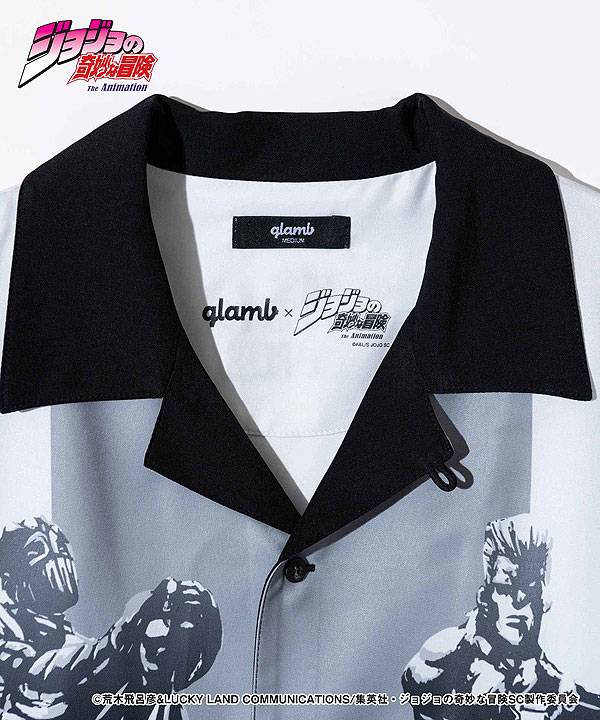 glamb×ジョジョの奇妙な冒険 3部 glamb グラム Jean Pierre Polnareff Shirt メンズ シャツ atftps_9