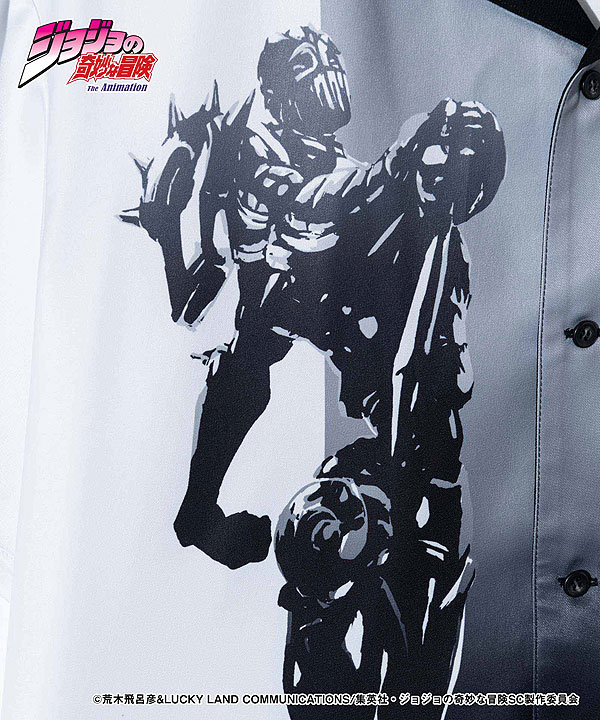 glamb×ジョジョの奇妙な冒険 3部 glamb グラム Jean Pierre Polnareff Shirt メンズ シャツ atftps_10