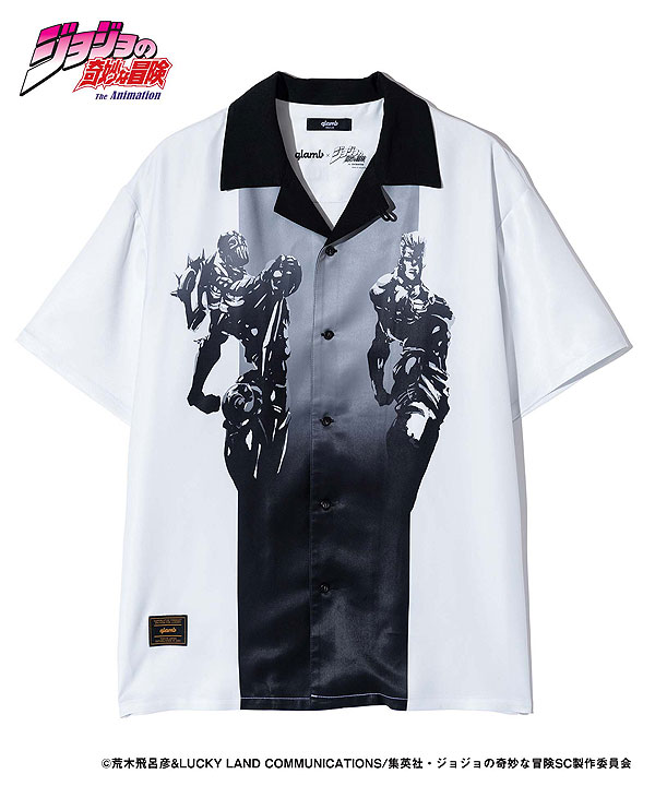 glamb×ジョジョの奇妙な冒険 3部 glamb グラム Jean Pierre Polnareff Shirt メンズ シャツ atftps_16