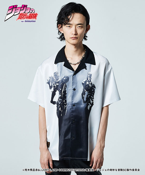 glamb×ジョジョの奇妙な冒険 3部 glamb グラム Jean Pierre Polnareff Shirt メンズ シャツ atftps_1