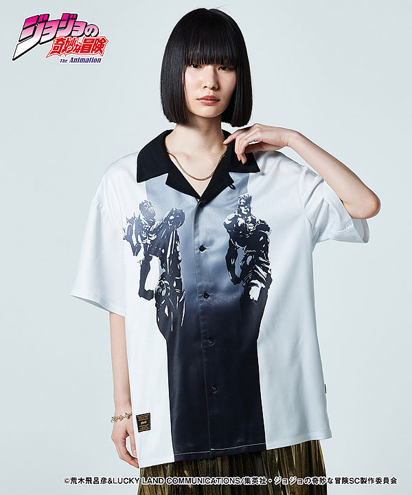 glamb×ジョジョの奇妙な冒険 3部 glamb グラム Jean Pierre Polnareff Shirt メンズ シャツ atftps_3