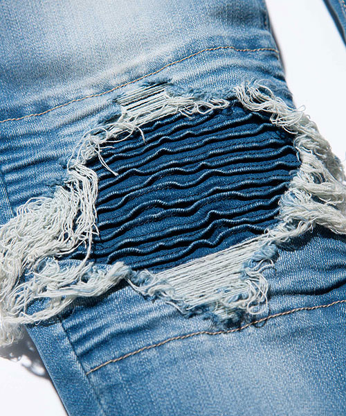 40％OFF SALE セール glamb グラム Damaged Biker Skinny Denim パンツ