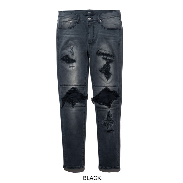 40％OFF SALE セール glamb グラム Damaged Biker Skinny Denim パンツ 送料無料 atfpts 40％OFF SALE セール glamb グラム Damaged Biker Skinny Denim パンツ