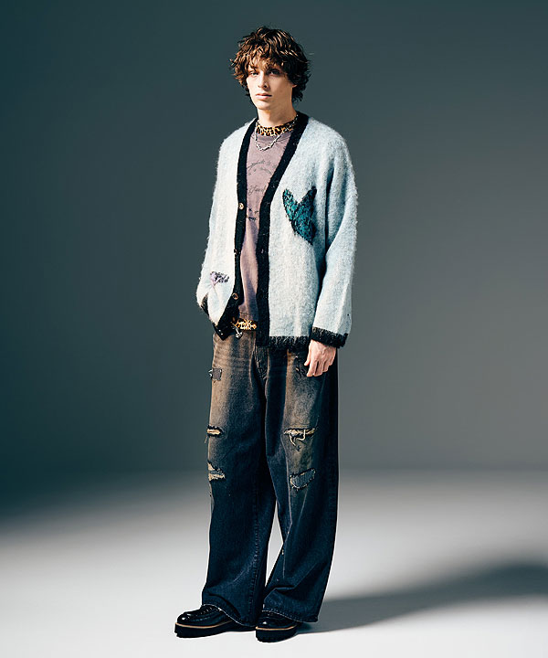 2025 冬 先行予約 12月下旬〜1月上旬入荷予定 glamb グラム Rebirth Cardigan カーディガン 送料無料 キャンセル不可 atftps 2025 冬 先行予約 12月下旬〜1月上旬入荷予定 glamb グラム Rebirth