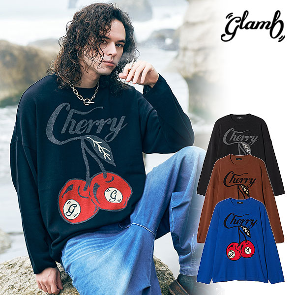 2025 冬 先行予約 11月下旬〜12月上旬入荷予定 glamb グラム Cherry Ball Knit ニット 送料無料 キャンセル不可 atftps