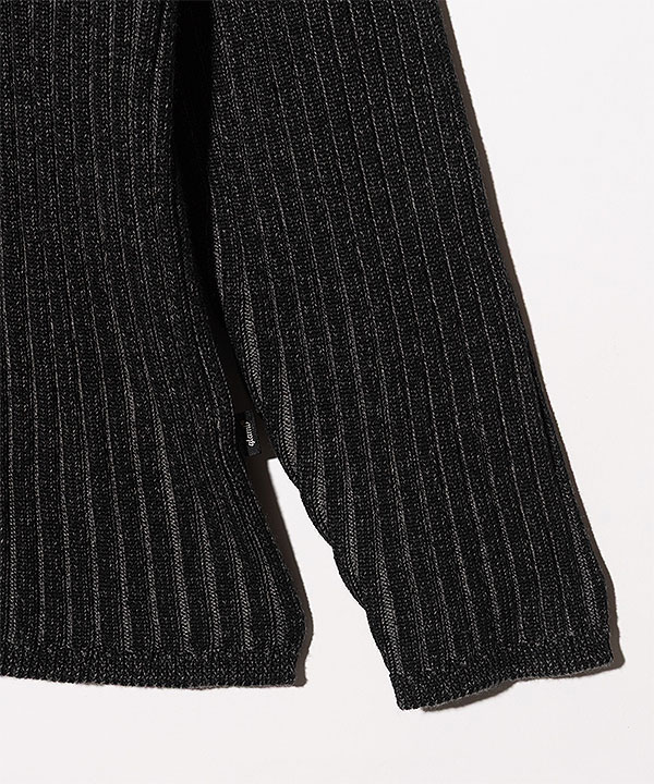 2026 春 先行予約 2月上旬〜中旬入荷予定 glamb グラム Stripe Rib Knit Hoodie パーカー 送料無料 キャンセル不可 atftps_12