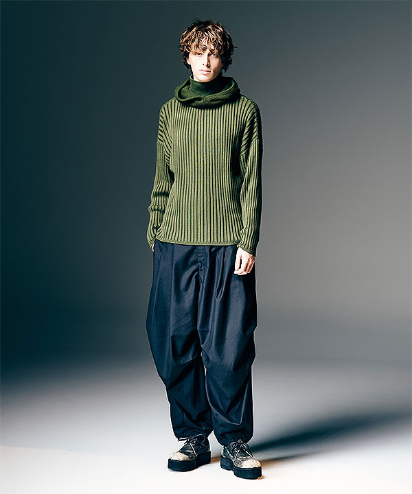 2026 春 先行予約 2月上旬〜中旬入荷予定 glamb グラム Stripe Rib Knit Hoodie パーカー 送料無料 キャンセル不可 atftps_3