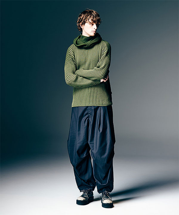 2026 春 先行予約 2月上旬〜中旬入荷予定 glamb グラム Stripe Rib Knit Hoodie パーカー 送料無料 キャンセル不可 atftps_4