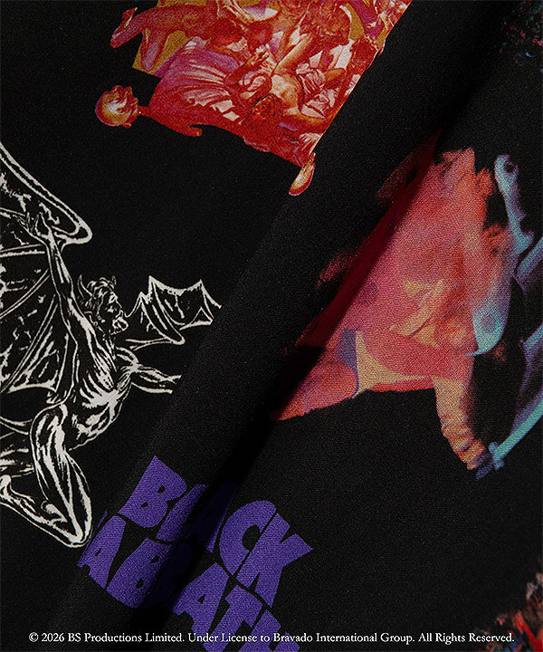 2026 春 先行予約 3月下旬〜4月上旬入荷予定 glamb グラム Black Sabbath Open Collar Shirt シャツ 送料無料 キャンセル不可 atftps_12