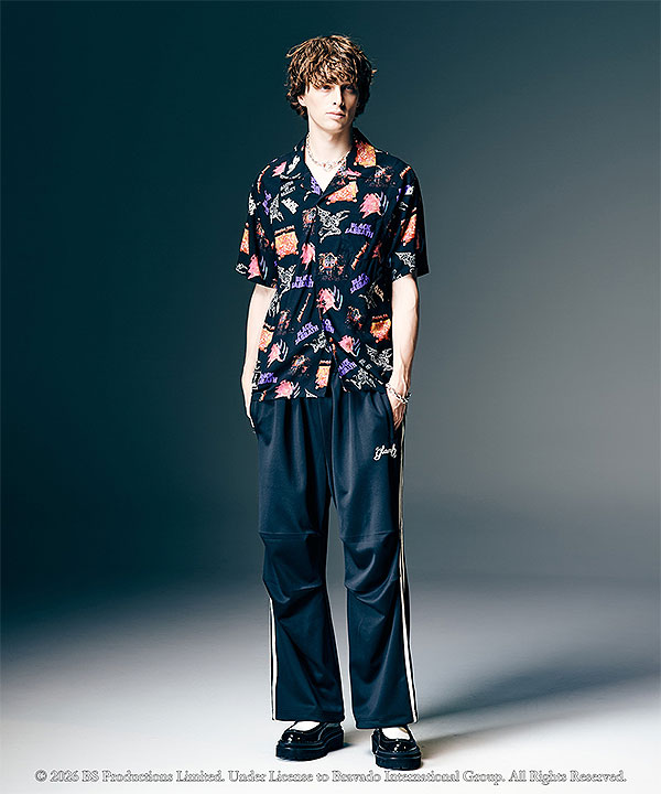 2026 春 先行予約 3月下旬〜4月上旬入荷予定 glamb グラム Black Sabbath Open Collar Shirt シャツ 送料無料 キャンセル不可 atftps_7