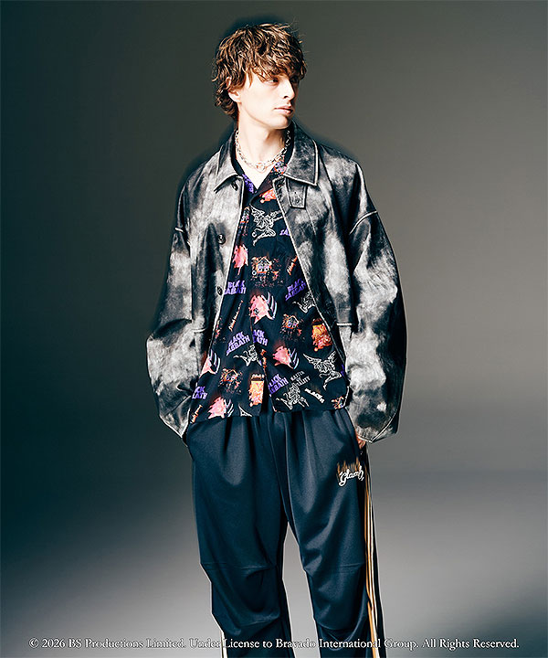 2026 春 先行予約 3月下旬〜4月上旬入荷予定 glamb グラム Black Sabbath Open Collar Shirt シャツ 送料無料 キャンセル不可 atftps_8